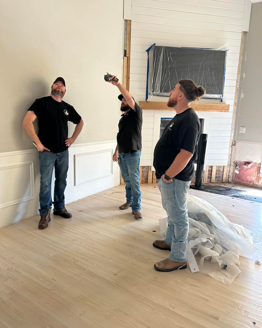 GOAT Home Services crew inspecting a property